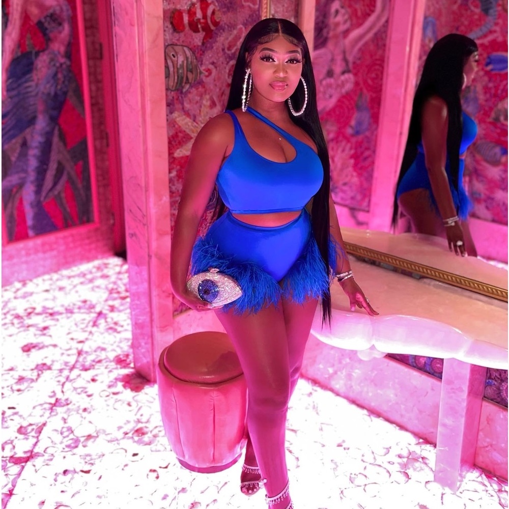 Custom Two Piece Birthday Outfit Set!! 🦋🦋🧜🏽‍♀️🧜🏽‍♀️💕💕✨✨